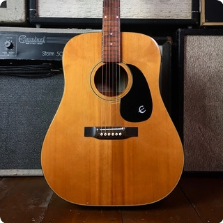 Epiphone Ft140 Acoustic Ex Tim Bricheneo The Sisters Of Mercy 1981 Natural