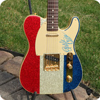 Fender Buck Owens Signature Telecaster 2002 Red White Blue 