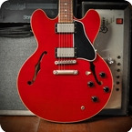 Gibson-ES-335 Dot-1995-Cherry Red