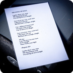 Oasis The Meaning Of Soul A3 Laminated Lyrics 2000s