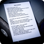 Oasis The Turning A3 Laminated Lyrics 2000s