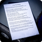 Oasis-I Am The Walrus A3 Laminated Lyrics 2000s