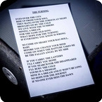 Oasis The Turning A3 Laminated Lyrics