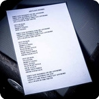 Oasis Aint Got Nothin A3 Laminated Lyrics