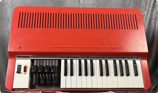 Antonelli Piano Organ Red