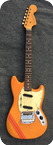 Fender Mustang 1969 Yellow Competition Matching Headstock