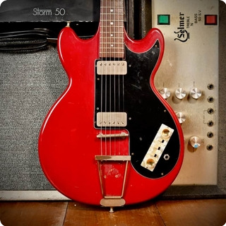 Hofner Colorama Ii 1962 Cherry Red