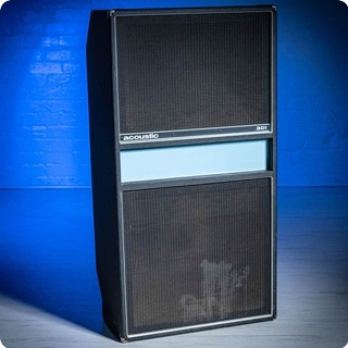 Acoustic 501 1x18 Bass Cabinet Ex Steve Howe Yes 1970 Black