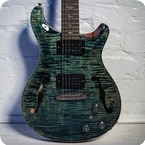 Prs Hollowbody II With Piezo Wood Library 2020 River Blue