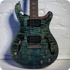 Prs Hollowbody II With Piezo Wood Library 2020 River Blue