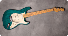 Fender American Deluxe Fat Strat 1998 Teal Green