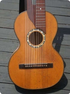  No Name  German Style Harp Guitar  1920 Spruce Top 
