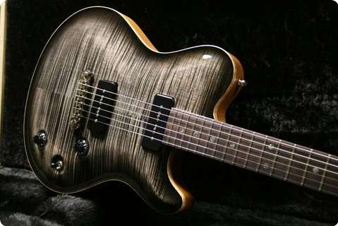 Nik Huber Guitars Dolphin Ii P90 2011 Charcoal Burst