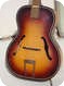 Chimes Archtop 1955-Cherry Red Sunburst