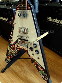 Gibson Flying V Hendrix Psychedelic 2006 Jimmy Hendrix