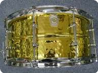 Ludwig USA Hammered Brass Snaredrum LB422BKT 2011