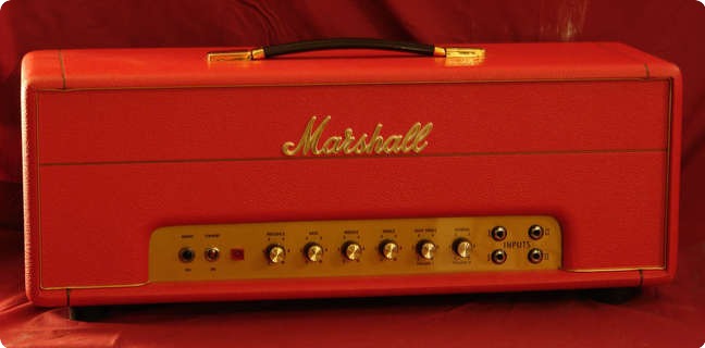 Marshall Jmp Plexi 1968 Red Tolex