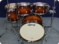 Dw USA Collectors Legacy Exotic Drumset Black Natural Burst Over Sumauma