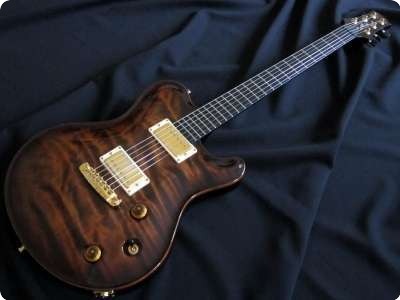 Nik Huber Guitars Dolphin Redwood 2008 Tigereye Burst