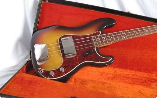 Fender Jazz 1964 3 Tone   Sunburst