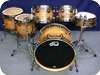 Dw 40th Anniversary Limited Edition Drumset 2011-Candy Black Pearlescent Burst Over Exotic Tamo Ash