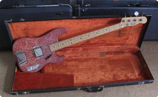 Fender Telecaster Bass 1968 Pink Paisley