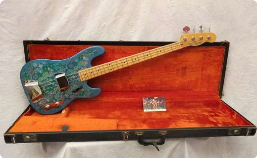 Fender Telecaster Bass 1968 Blue Flower