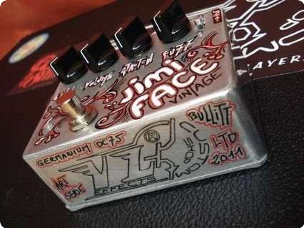 Vl Effects Jimiface Vintage 2013 Silver And Handpaint