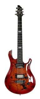 Flaxwood Rautia 2012 Gloss Black, Green Burst, Gold, Orange Burst, Tobacco Burst, Red Burst, White