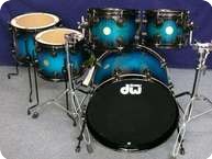Dw DW Collectors Laquer Specialty Drumset 2012 Regal Blue To Black Burst
