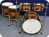 Ludwig Legacy Exotic Drumset 2012-Mahogany Burst Over Black Limba