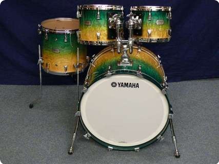 Yamaha Phx Hybrid Custom Shellset 2012 Turquoise Fade Over Ash