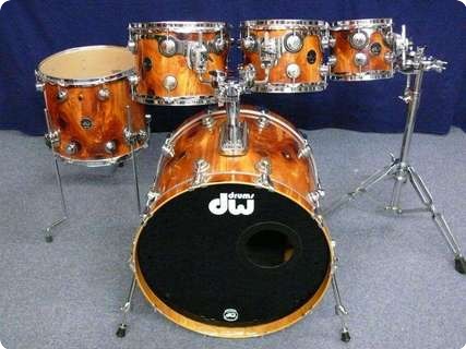 Dw Dw Collector's Birch Series Exotic Drumset 2002 Red Cedar High Gloss