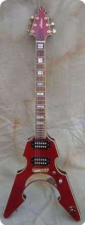 Alden Alden Guitar Flyinf V Made In Usa Custom Shop   2000 Cherry