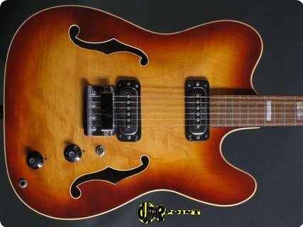 Hoyer Telecaster Thinline 1968 Sunburst