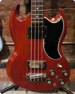 Gibson Eb 3 Sg 1961 Cherry Red