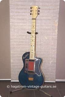 Hagstrom Standard 80 1960 Blue Sparkle/ White Pearl