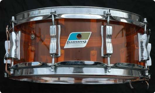 Ludwig Ludwig Vistalite Transparent Acryllic Shell In Orange