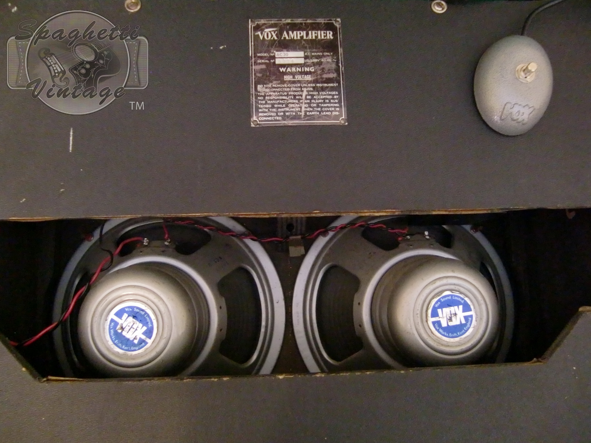 Vox AC30 Top Boost Grey Bullet All Tubes 1968 Amp For Sale