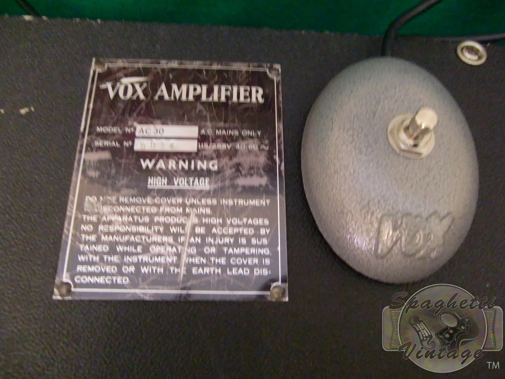 Vox AC30 Top Boost Grey Bullet All Tubes 1968 Amp For Sale