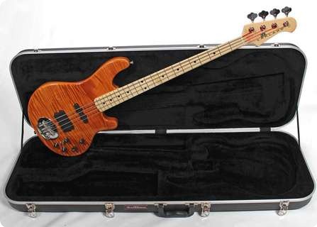 Lakland USA 44 94 Amber Translucent Bass For Sale Rickguitars