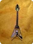 My Little Guitar Flying V Black Rhinestone