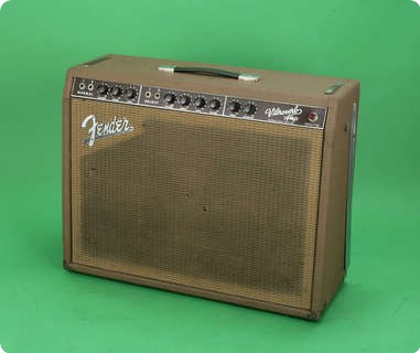 Fender Vibroverb 1963 Brown, Black, White, Red