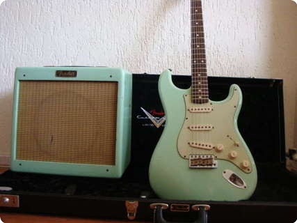 Fender Stratocaster 59 Relic Set Ltd Custom Shop Pro Junior Amp Surf Green 