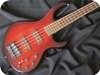 Fibenare Globe Bass - Bolt On-Red Burst