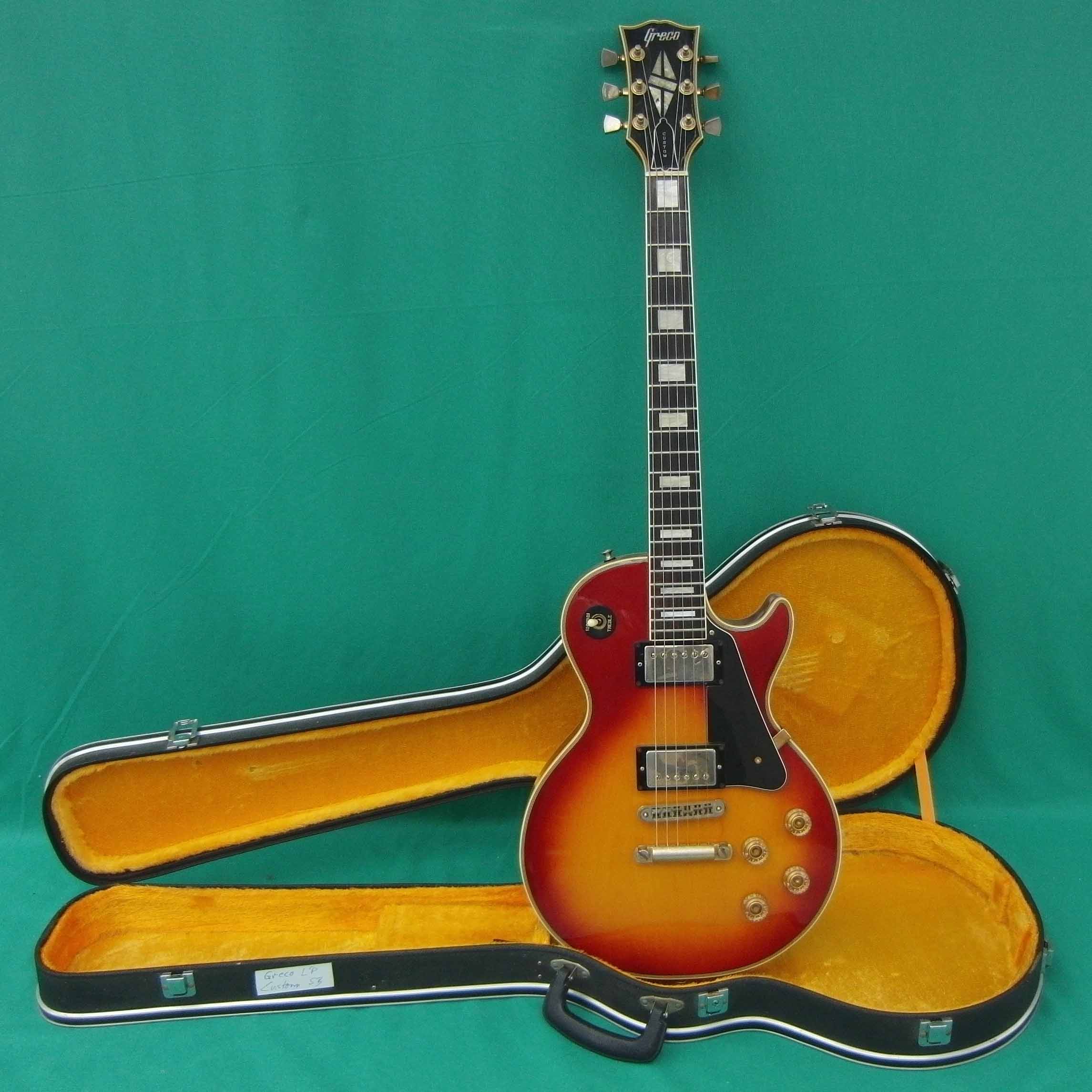 Greco EG600 Custom 1977 Cherry Sunburst Guitar For Sale WutzdogGuitars