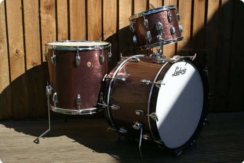 Ludwig Super Classic 1967 Original Burgundy Sparkle