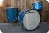 Slingerland Drum Co Gene Krupa Deluxe 1955 Original Aqua Sparkle