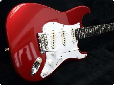 Smitty Guitars Custom S Style Candy Apple Red