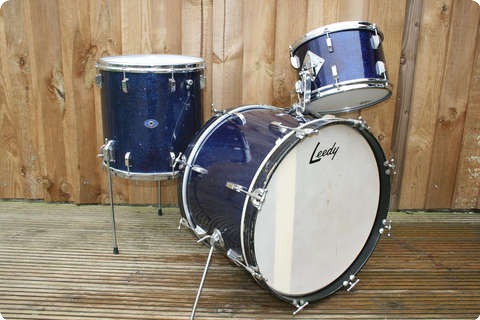Leedy 20, 12, 14 Outfit 1966 Original Dark Blue Sparkle